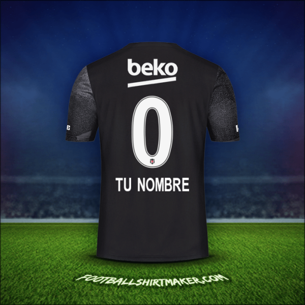 Camiseta Besiktas JK 2019/20 Visita -  tu nombre - 0