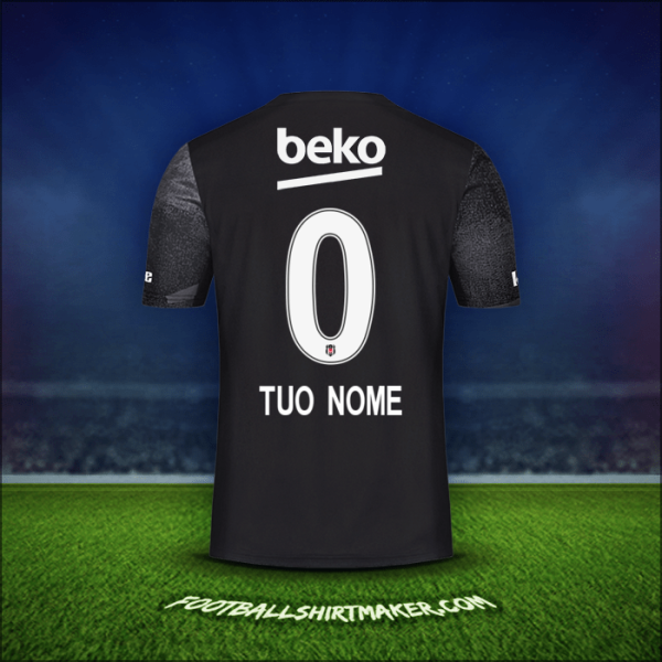 Maglia Besiktas JK 2019/20 Seconda -  tuo nome - 0