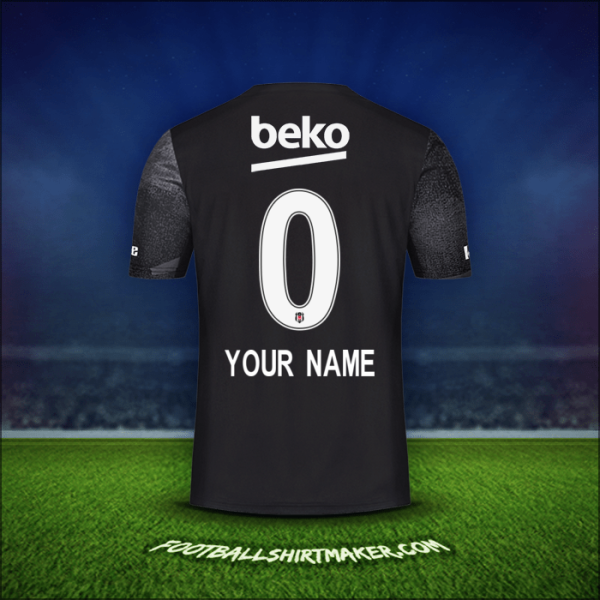 Shirt Besiktas JK 2019/20 Away -  your name - 0