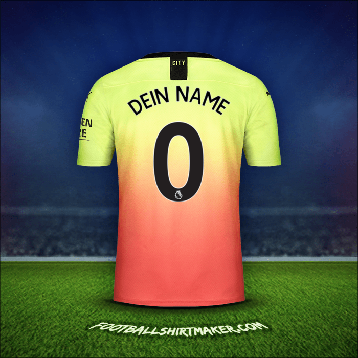 Trikot Manchester City 2019/20 Dritte -  dein name - 0