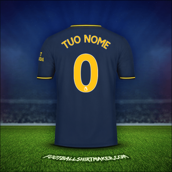 Maglia Arsenal 2019/20 Terza -  tuo nome - 0