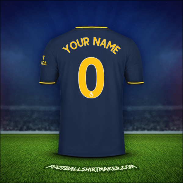 Shirt Arsenal 2019/20 Third -  your name - 0