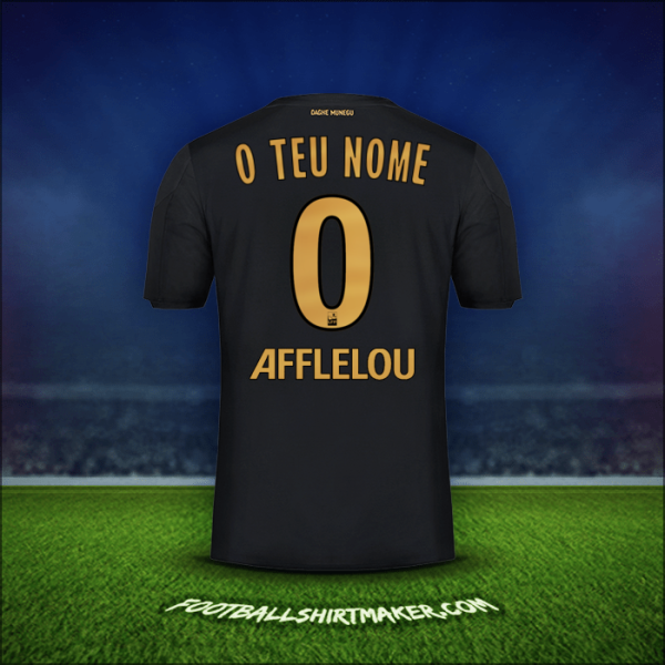 Camisola As Monaco 2019/20 Alternativa -  o teu nome - 0