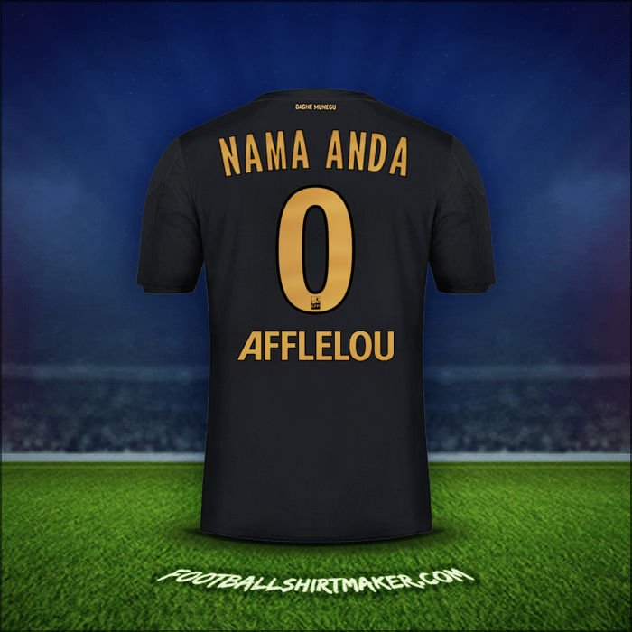 Jersey As Monaco 2019/20 Alternatif -  nama anda - 0