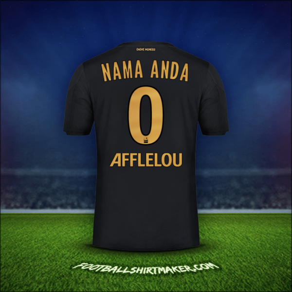 Jersey As Monaco 2019/20 Alternatif -  nama anda - 0