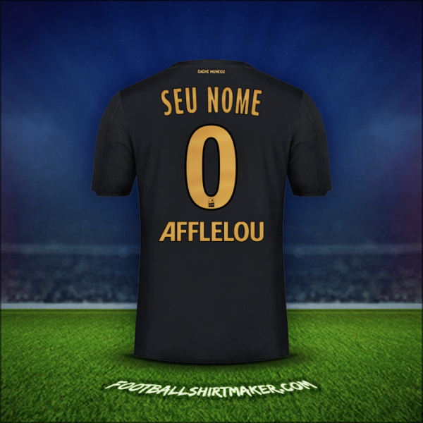 Camisa As Monaco 2019/20 Alternativa -  seu nome - 0