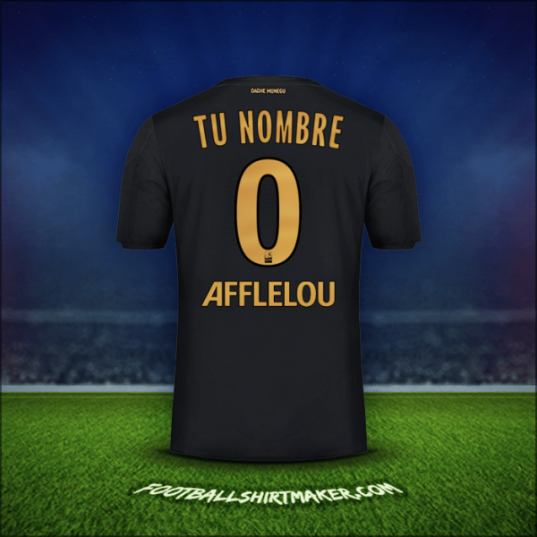 Jersey As Monaco 2019/20 Visita -  tu nombre - 0