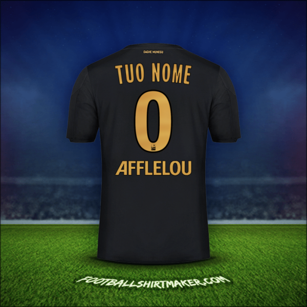 Maglia As Monaco 2019/20 Seconda -  tuo nome - 0
