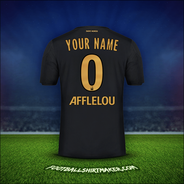 Jersey As Monaco 2019/20 Away -  your name - 0