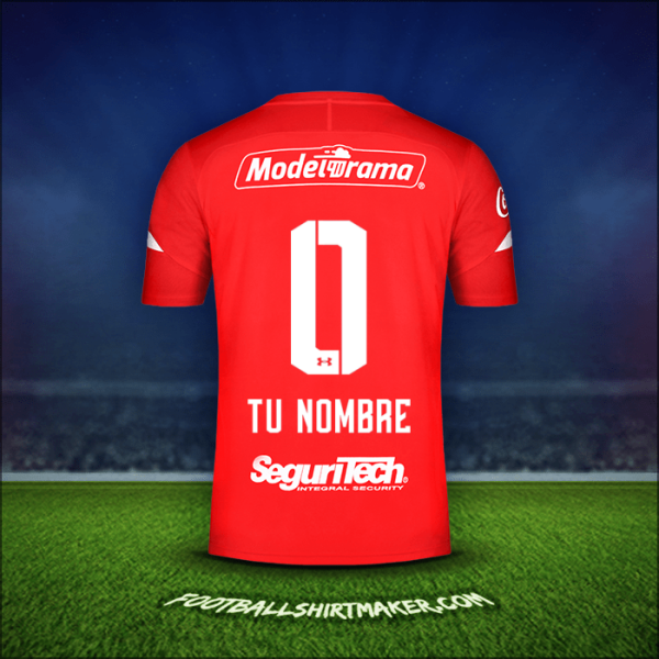 Camiseta Toluca FC 2019/20 -  tu nombre - 0
