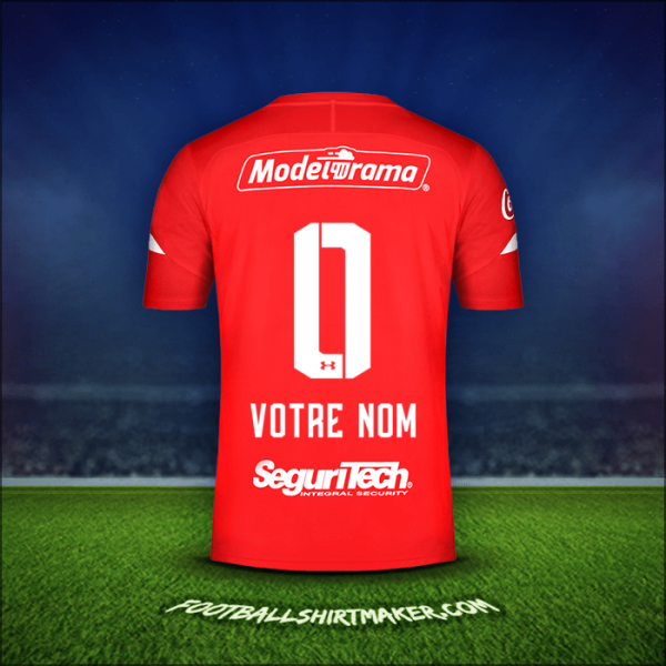Maillot Toluca FC 2019/20 -  votre nom - 0