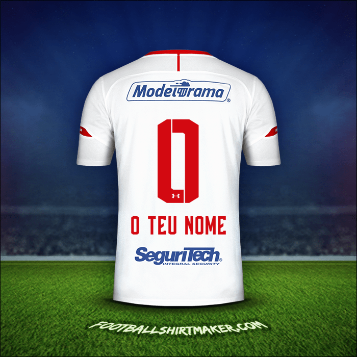 Camisola Toluca FC 2019/20 Alternativa -  o teu nome - 0