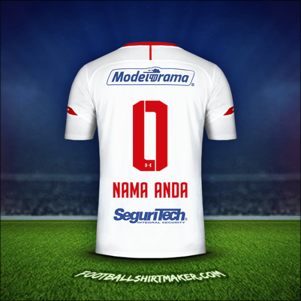 Jersey Toluca FC 2019/20 Alternatif -  nama anda - 0
