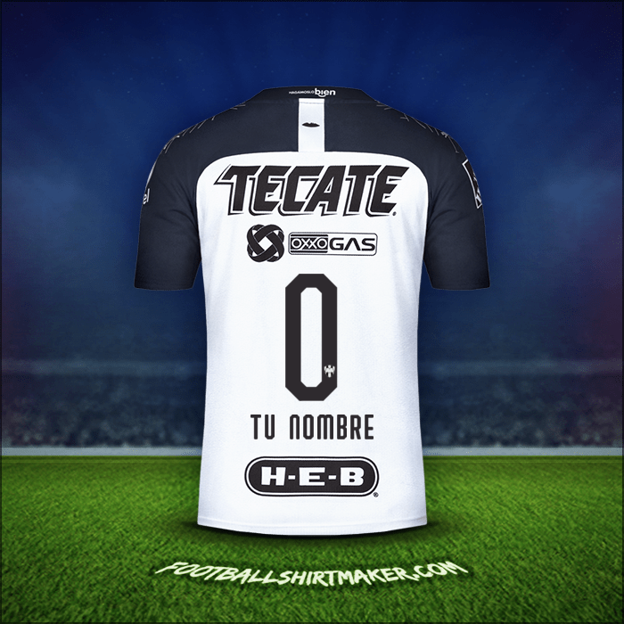 Camiseta Monterrey 2019/20 Visita -  tu nombre - 0