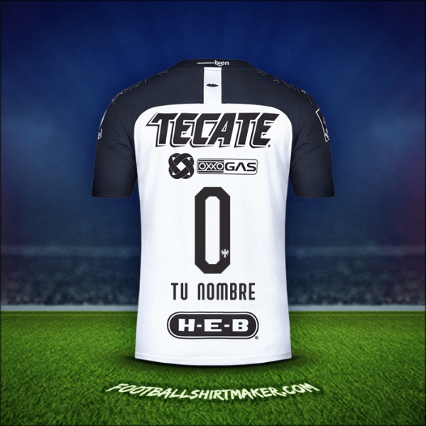 Camiseta Monterrey 2019/20 Visita -  tu nombre - 0