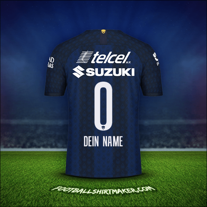 Trikot Pumas UNAM 2019/20 Auswärts -  dein name - 0