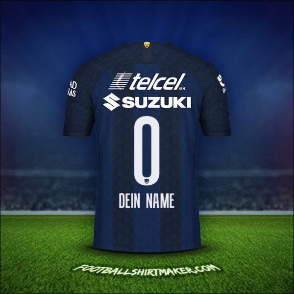 Trikot Pumas UNAM 2019/20 Auswärts -  dein name - 0