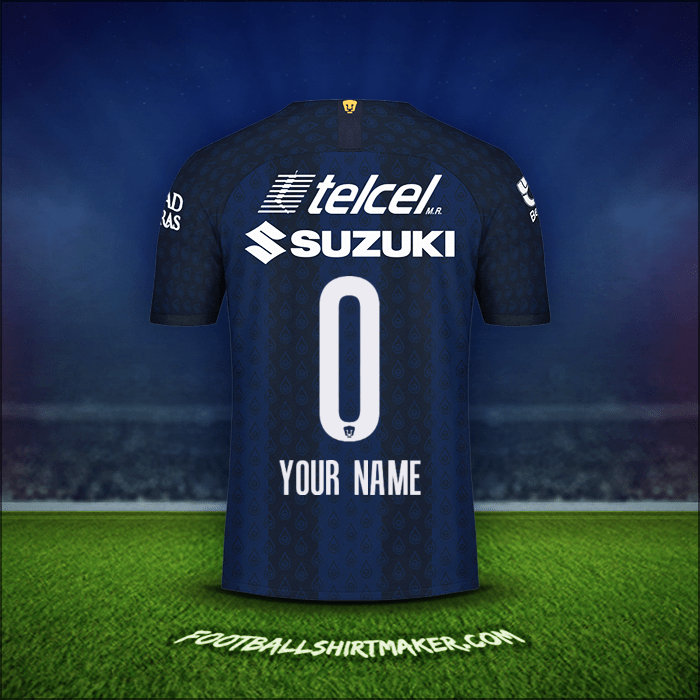 Shirt Pumas UNAM 2019/20 Away -  your name - 0