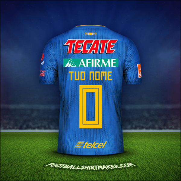 Maglia Tigres UANL 2019/20 Seconda -  tuo nome - 0