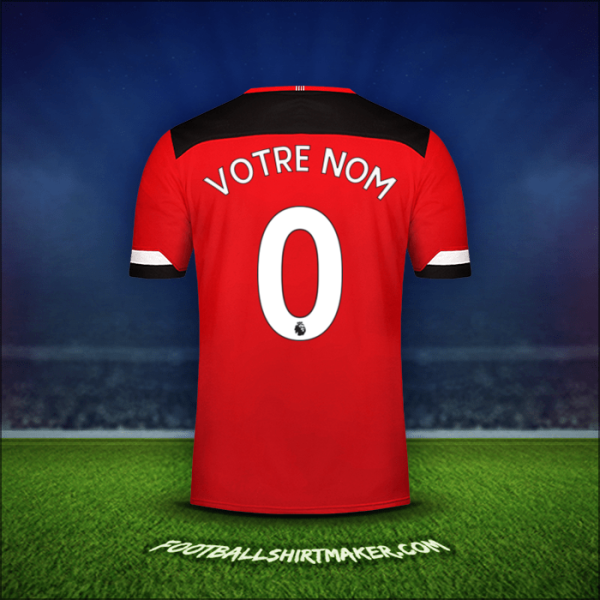 Maillot Southampton FC 2019/20 -  votre nom - 0