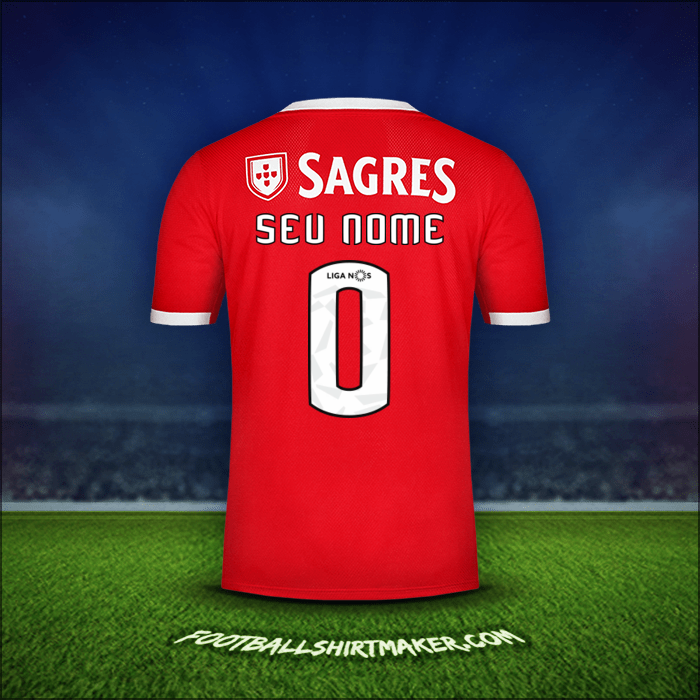 Camisa SL Benfica 2019/20 -  seu nome - 0