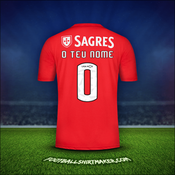 Camisola SL Benfica 2018/19 -  o teu nome - 0