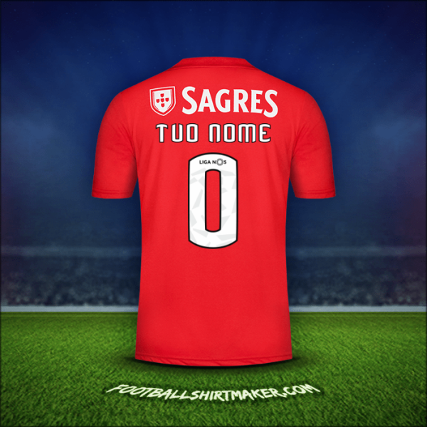 Maglia SL Benfica 2018/19 -  tuo nome - 0