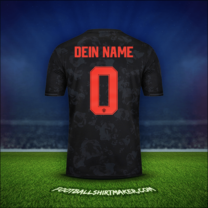 Trikot Manchester United Cup 2019/20 Dritte -  dein name - 0