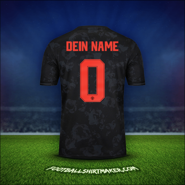 Trikot Manchester United Cup 2019/20 Dritte -  dein name - 0