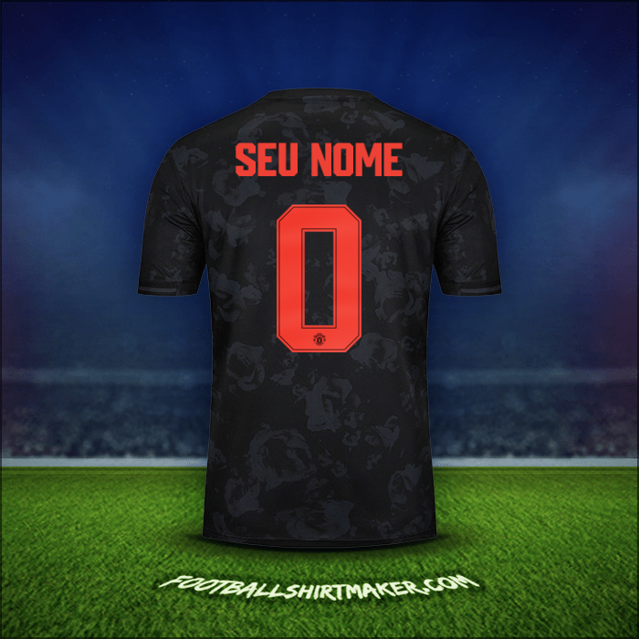 Camisa Manchester United Cup 2019/20 Terceira -  seu nome - 0