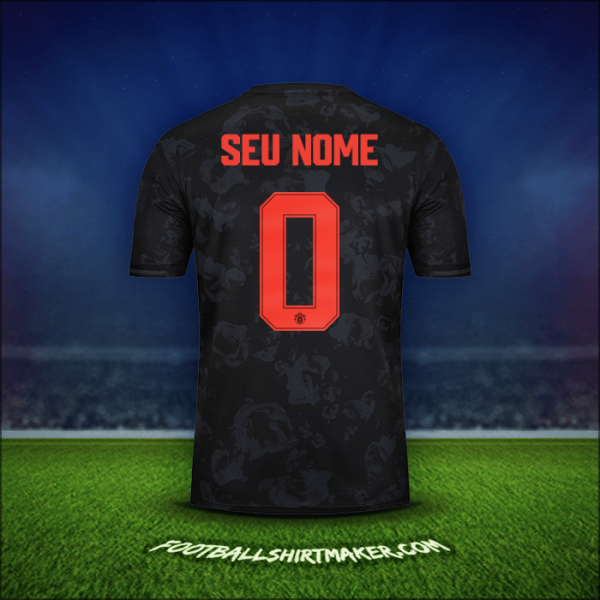 Camisa Manchester United Cup 2019/20 Terceira -  seu nome - 0