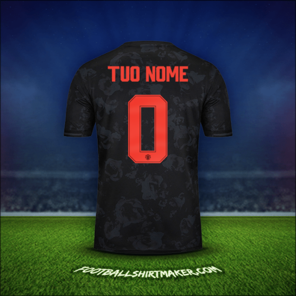 Maglia Manchester United Cup 2019/20 Terza -  tuo nome - 0