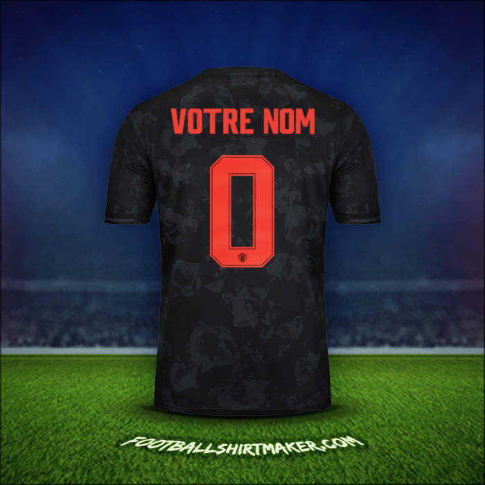 Maillot Manchester United Cup 2019/20 Troisième -  votre nom - 0