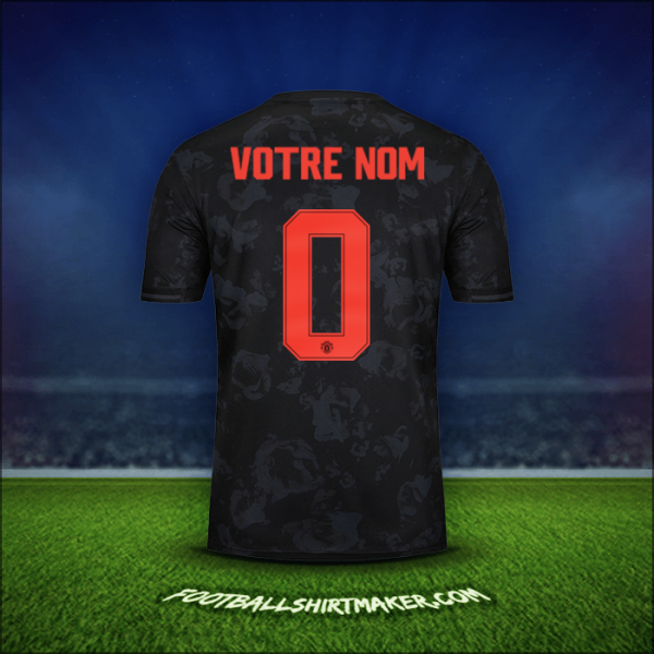 Maillot Manchester United Cup 2019/20 Troisième -  votre nom - 0