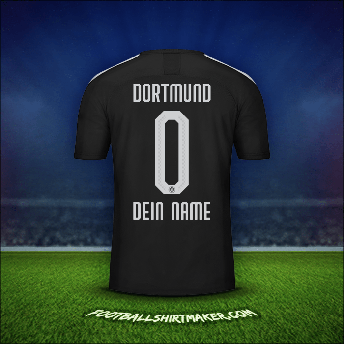Trikot Borussia Dortmund 2019/20 Auswärts -  dein name - 0