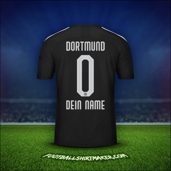 Trikot Borussia Dortmund 2019/20 Auswärts -  dein name - 0