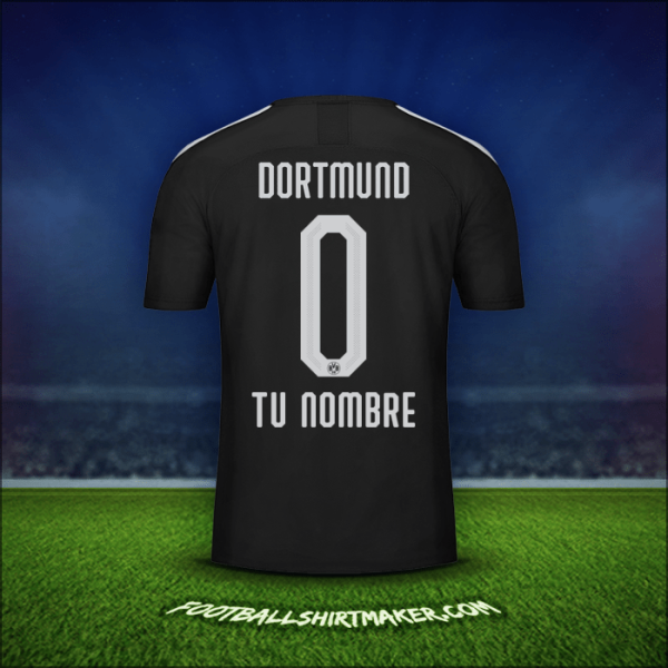 Jersey Borussia Dortmund 2019/20 Visita -  tu nombre - 0