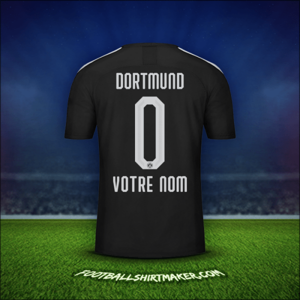 Maillot Borussia Dortmund 2019/20 Extérieur -  votre nom - 0