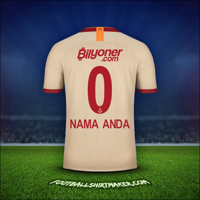 Jersey Galatasaray SK 2019/20 Alternatif -  nama anda - 0