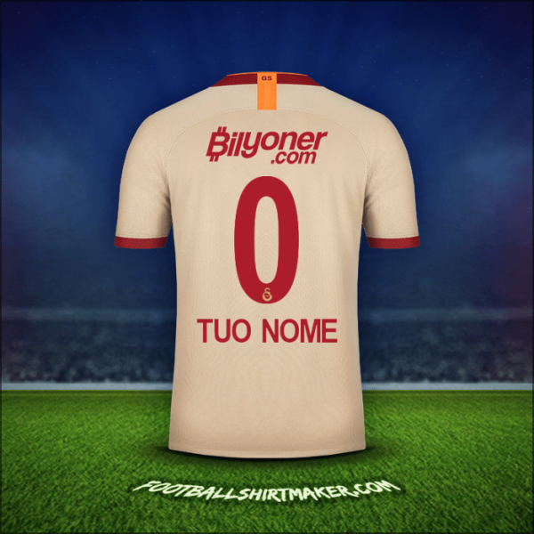 Maglia Galatasaray SK 2019/20 Seconda -  tuo nome - 0