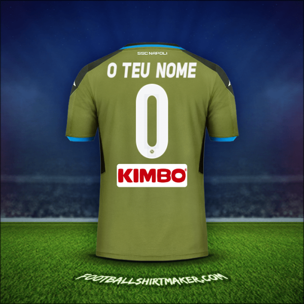 Camisola SSC Napoli 2019/20 Alternativa -  o teu nome - 0