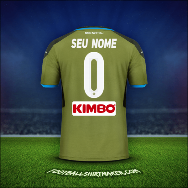 Camisa SSC Napoli 2019/20 Alternativa -  seu nome - 0