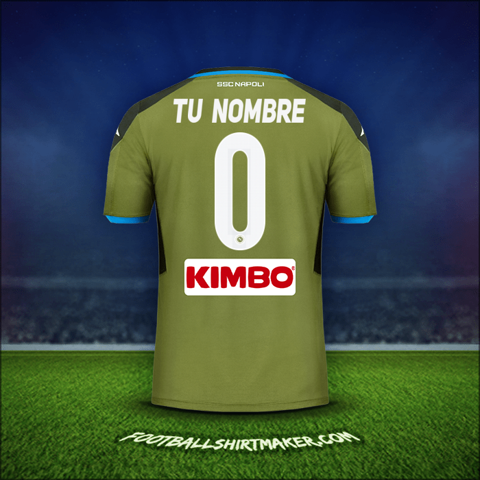 Jersey SSC Napoli 2019/20 Visita -  tu nombre - 0