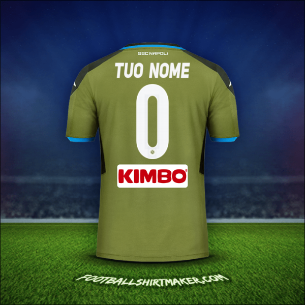Maglia SSC Napoli 2019/20 Seconda -  tuo nome - 0