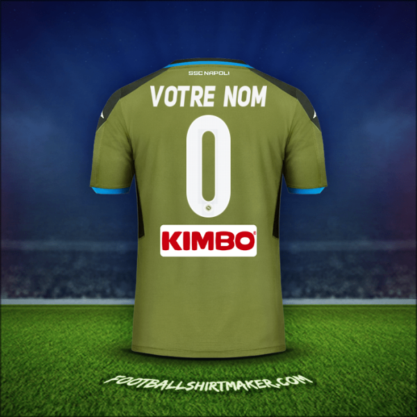 Maillot SSC Napoli 2019/20 Extérieur -  votre nom - 0