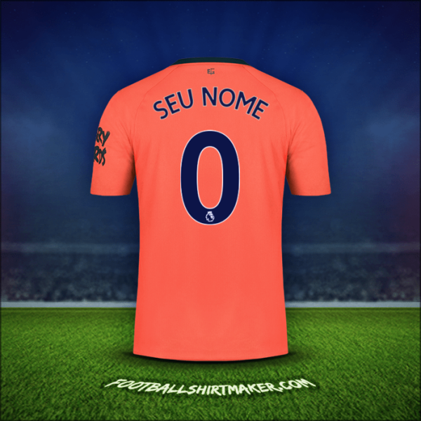 Camisa Everton FC 2019/20 Alternativa -  seu nome - 0