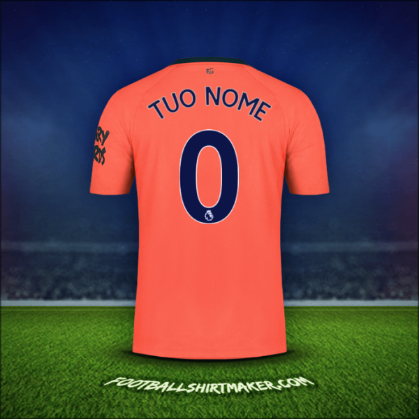 Maglia Everton FC 2019/20 Seconda -  tuo nome - 0