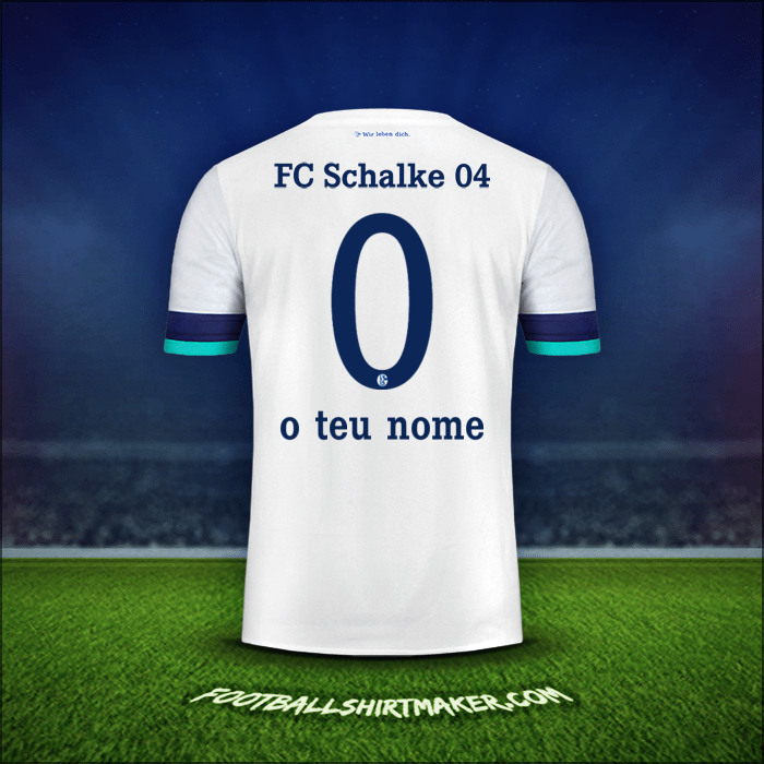 Camisola Schalke 04 2019/20 Alternativa -  o teu nome - 0