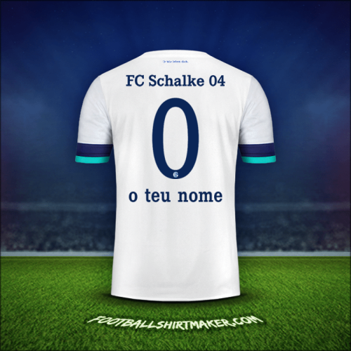 Camisola Schalke 04 2019/20 Alternativa -  o teu nome - 0