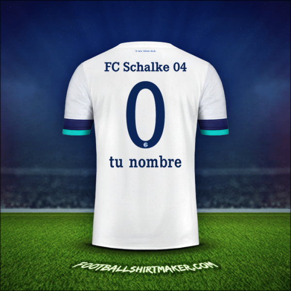 Jersey Schalke 04 2019/20 Visita -  tu nombre - 0